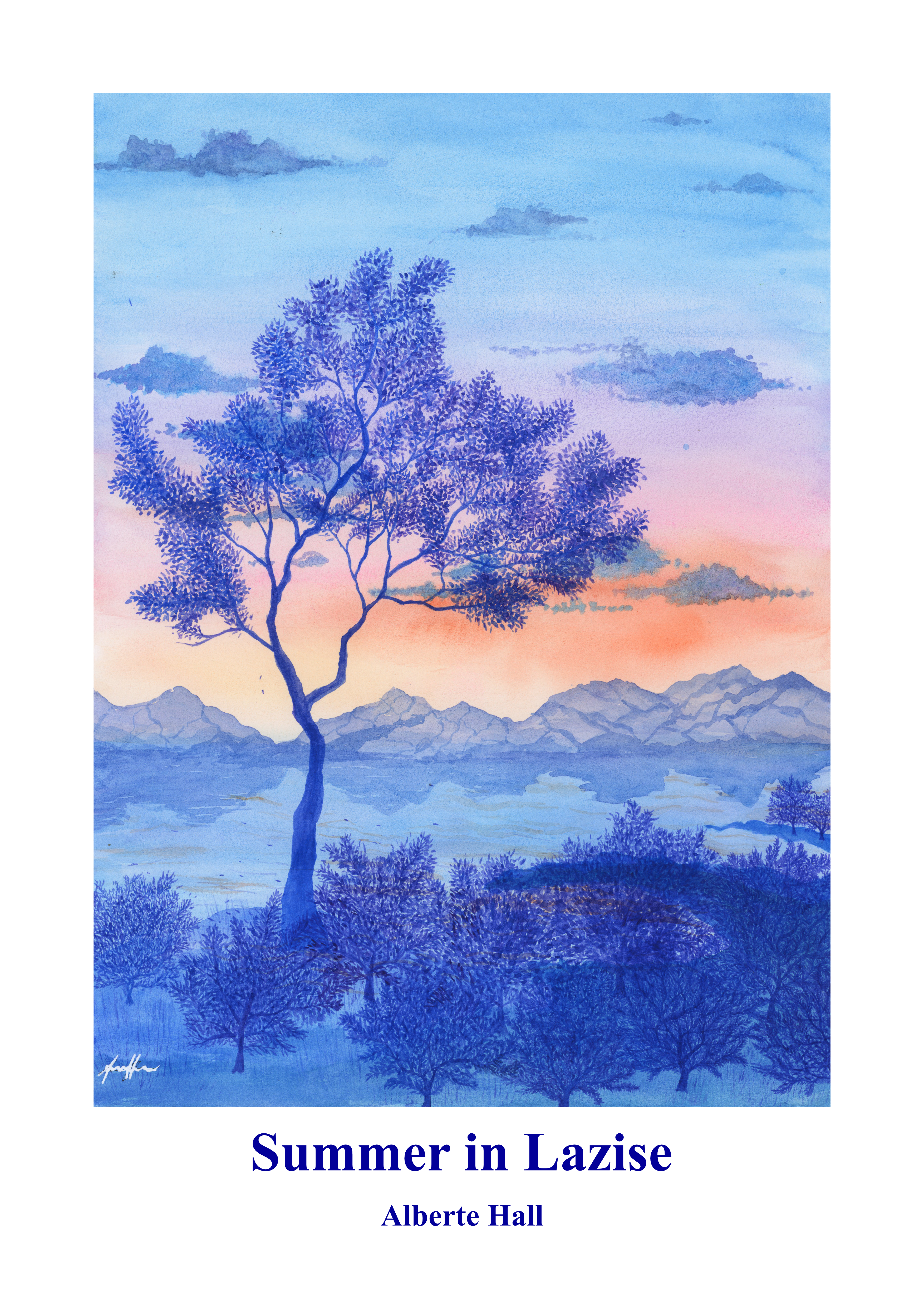 Summer in Lazise poster